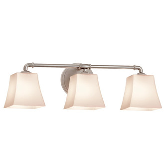 Bronx 3-Light Bath Bar (254|FSN-8463-40-OPAL-NCKL)
