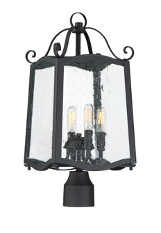 Glenwood 4 Light Outdoor Post Lantern (21|94796-BK)