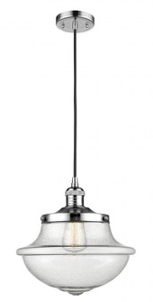Oxford - 1 Light - 12 inch - Polished Chrome - Cord hung - Mini Pendant (3442|201C-PC-G544-LED)