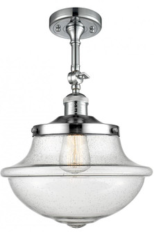 Oxford - 1 Light - 12 inch - Polished Chrome - Adjustable Semi-Flush Mount (3442|201F-PC-G544)