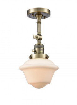 Small Oxford 1 Light Semi-Flush Mount (3442|201FSW-AB-G531-LED)
