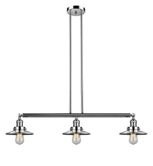 Railroad - 3 Light - 41 inch - Polished Nickel - Stem Hung - Island Light (3442|213-PN-M1)