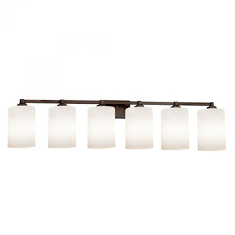 Regency 6-Light Bath Bar (254|FSN-8436-10-OPAL-DBRZ)