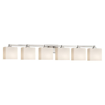 Regency 6-Light Bath Bar (254|FSN-8436-55-OPAL-NCKL)