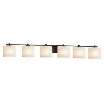 Era 6-Light Bath Bar (254|FSN-8446-30-OPAL-MBLK)