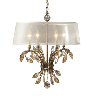 Uttermost Alenya 4 Light Gold Metal Chandelier (85|21245)