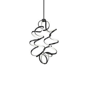 Synergy 34-in Black LED Chandeliers (461|CH93934-BK)