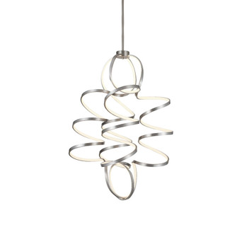 Synergy 41-in Antique Silver Dimmable LED Chandelier (461|CH93941-AS)