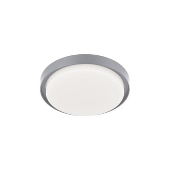 Bailey Gray Dimmable LED Exterior Ceiling Flush Mount (461|EC44509-GY)