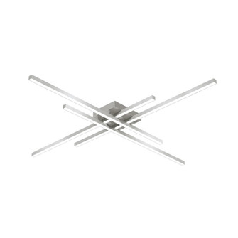 Vega Minor 47-in Brushed Nickel Dimmable LED Flush Mount (461|FM18247-BN)
