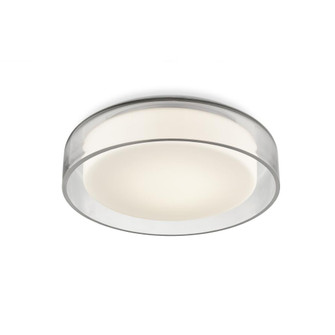 Aston 10-in Clear Dimmable LED Flush Mount (461|FM48610)