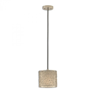 Uttermost Brandon Silver 1 Light Mini Drum Pendant (85|21856)