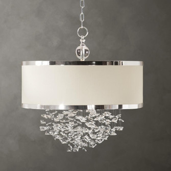 Uttermost Fascination 3 Light Silken Drum Pendant (85|21908)