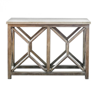 Uttermost Catali Ivory Stone Console Table (85|25811)