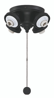 Ceiling Fan 4 Light Fitter - Black (90|F8BL)