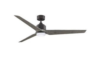 TriAire Custom Indoor/Outdoor Smart Ceiling Fan DC Motor- Matte Greige (90|MAD8515GRW)