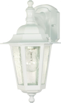 Cornerstone - 1 Light - 13'' - Wall Lantern - Arm Down with Clear Seed Glass; Color retail (81|60/3473)