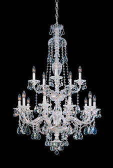 Sterling 15 Light 110V Chandelier in Rich Auerelia Gold with Clear Crystals From Swarovski® (168|3608-211S)