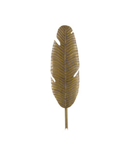 Tropical Brass Leaf Wall Sconce (92|5000-0127)