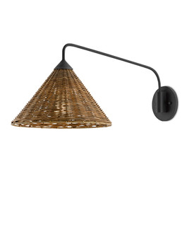 Basket Black Swing-Arm Wall Sconce (92|5000-0139)