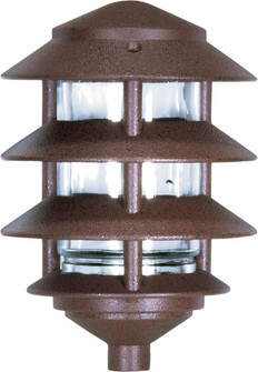 1 Light - 9'' Pathway Light - Three Louver - Small Hood - Old Bronze Finish (81|SF76/633)