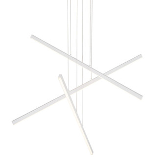 Vega 3 Head White Dimmable LED Multi Pendant (461|MP10303-WH)