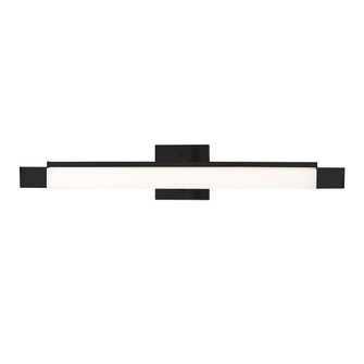 Soho 27-in Black Damp-Rated Dimmable LED Vanity Light (461|VL13424-BK)