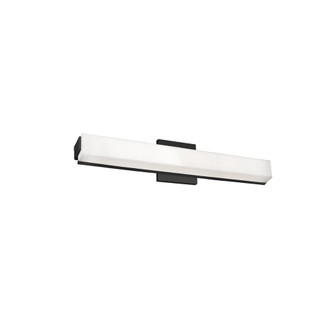 Latitude 25-in Black Damp-Rated Dimmable LED Vanity Light (461|VL47225-BK)