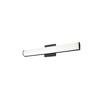 Longitude 20-in Black Damp-Rated Dimmable LED Vanity Light (461|VL61220-BK)
