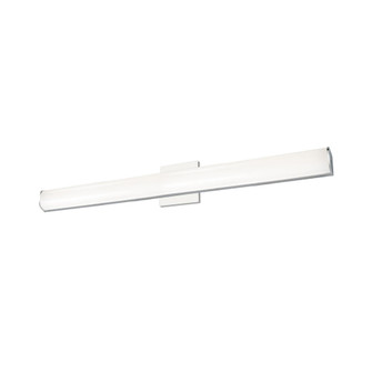 Longitude 36-in Chrome Damp-Rated Dimmable LED Vanity Light (461|VL61236-CH)