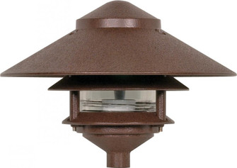 1 Light - 9'' Pathway Light - Two Louver - Large Hood - Old Bronze Finish (81|SF76/635)