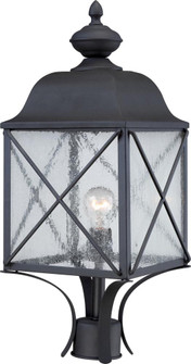 Wingate - 1 Light - Post Lantern with Clear Seed Glass - Textured Black Finish (81|60/5625)