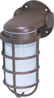 1 Light - 10'' Vapor Proof - Wall Mount with Frosted Glass - Old Bronze Finish (81|SF76/621)
