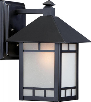 Drexel - 1 Light - 7'' with Frosted Seed Glass - Stone Black Finish (81|60/5601)