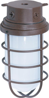 1 Light - 10'' Vapor Proof - Surface Mount with Frosted Glass - Old Bronze Finish (81|SF76/627)