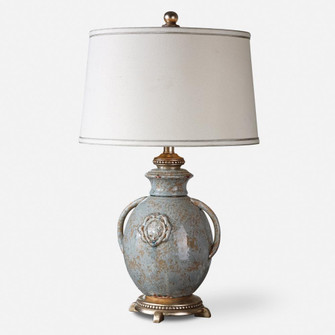 Uttermost Cancello Blue Glaze Lamp (85|26483)