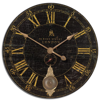 Uttermost Bond Street 30'' Black Wall Clock (85|06030)