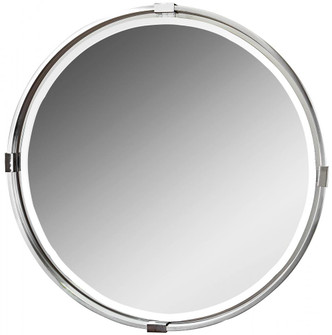 Uttermost Tazlina Brushed Nickel Round Mirror (85|09109)