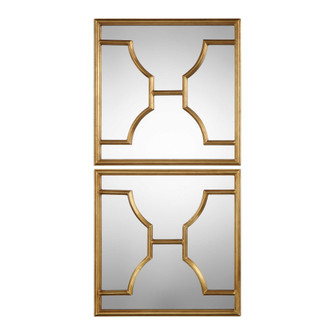 Uttermost Misa Gold Square Mirrors Set/2 (85|09268)