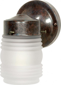 1 Light - 6'' Mason Jar with Frosted Glass - Old Bronze Finish (81|SF76/700)