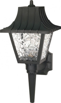 1 Light - 18'' Mansard Lantern withTextured Acrylic Panels - Black Finish (81|SF77/852)