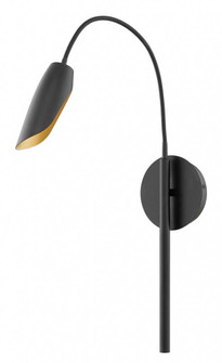 Large Swing Arm Single Light Sconce (88|FR35800BLK)