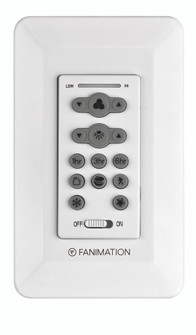 Ceiling Fan Wall Control Reversing - 6 Speed DC Motor Fan - White (90|TW206D)