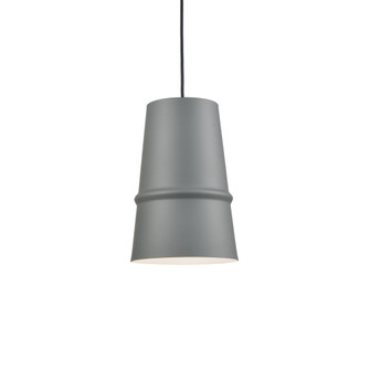Castor 8-in Gray 1 Light Socket Pendant (461|492208-GY)