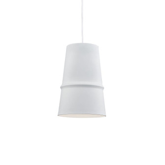 Castor 8-in White 1 Light Pendant (461|492208-WH)