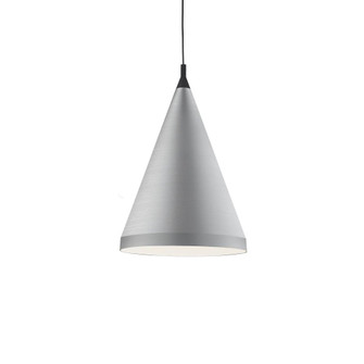 Dorothy Brushed Nickel With Black Detail 1 Light Pendant (461|492722-BN/BK)