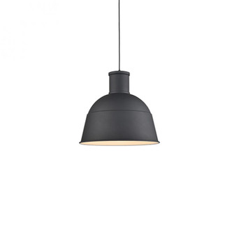 Irving 16-in Black 1 Light Pendant (461|493516-BK)