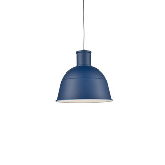 Irving 16-in Indigo Blue 1 Light Pendant (461|493516-IB)