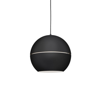 Lucas 16-in Black 1 Light Socket Pendant (461|494016-BK)