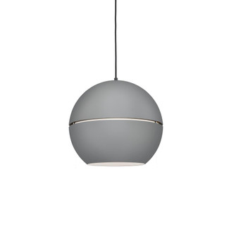Lucas 16-in Gray 1 Light Socket Pendant (461|494016-GY)